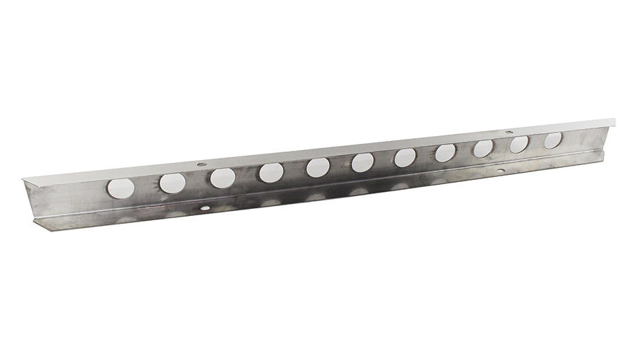 Jeep CJ 54 Inch Front Bumper with holes (No License Plate Holes) 45-86 CJ Polished Silver Kentrol