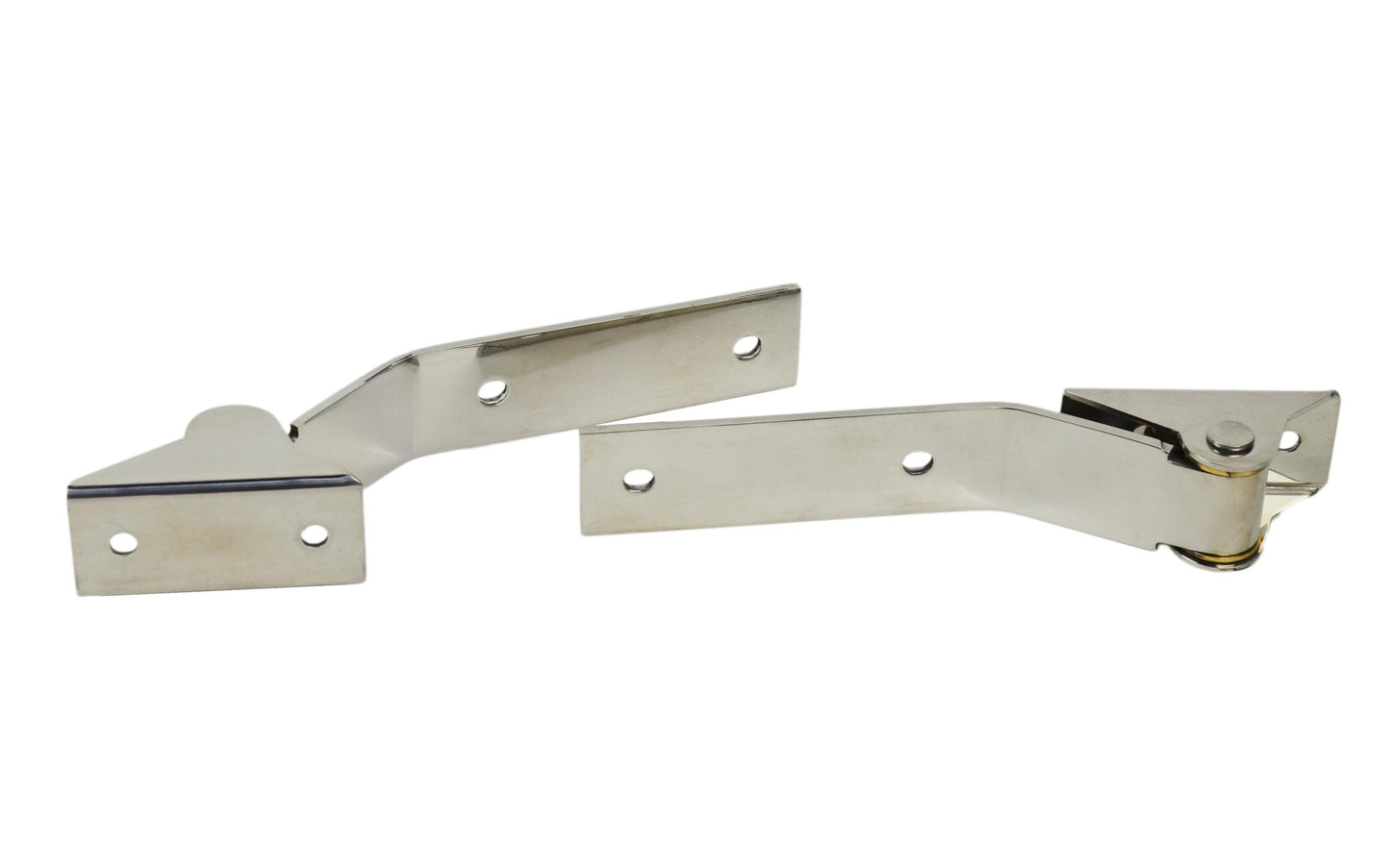 Jeep YJ Tailgate Hinge Pair 87-95 Wrangler TJ Polished Silver Kentrol