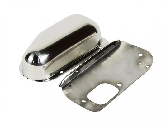 Jeep CJ Wiper Motor Cover 76-86 CJ Polished Silver Kentrol