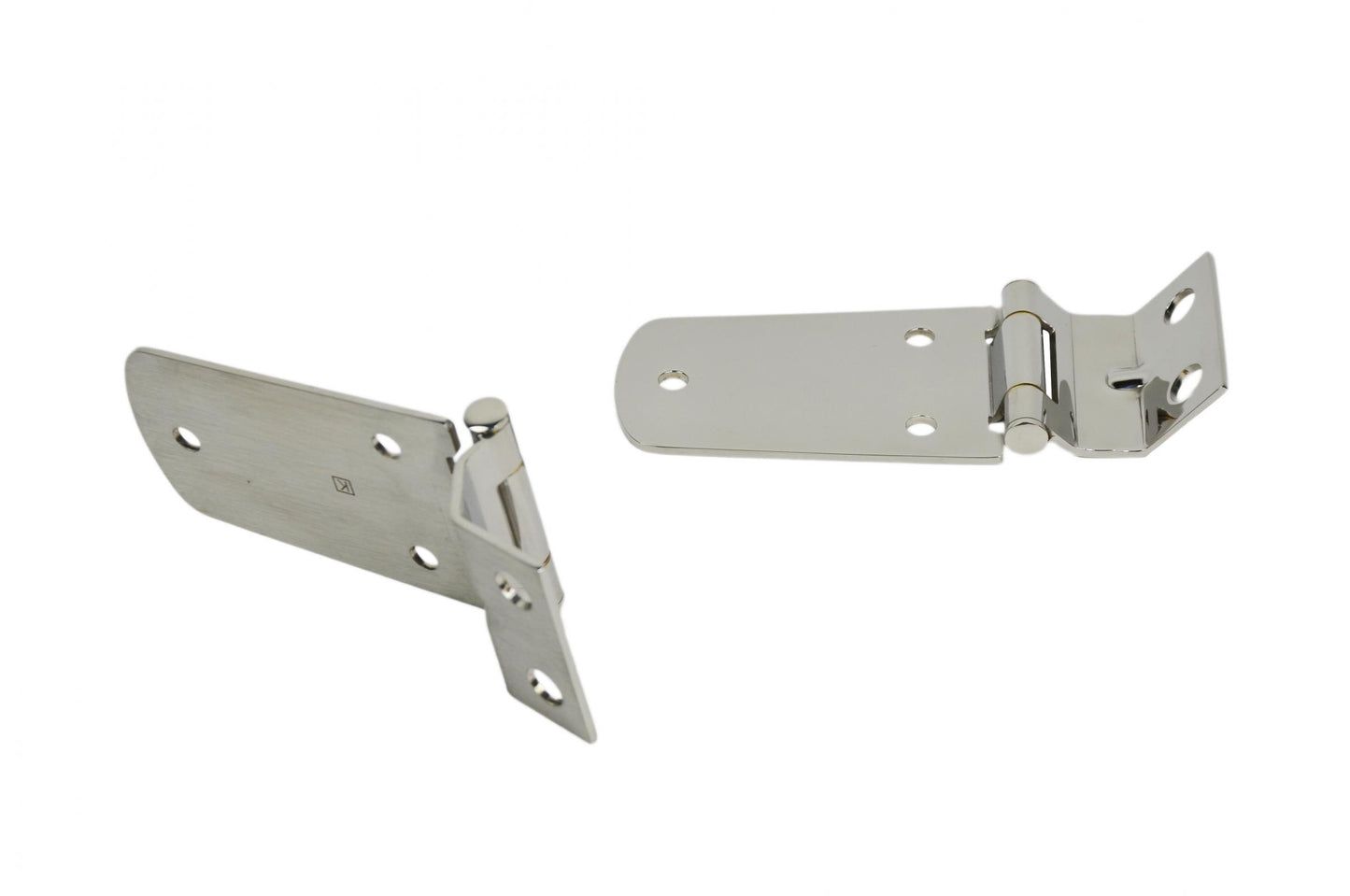 Jeep TJ Hood Hinge Pair 97-06 Wrangler TJ Polished Silver Kentrol