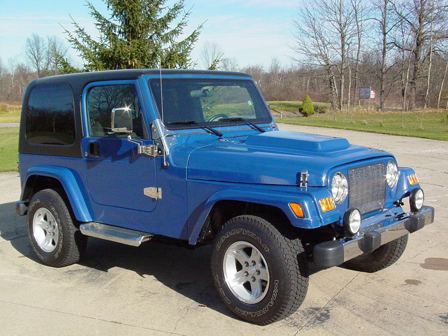 Jeep TJ 54 Inch Front Bumper 97-06 Wrangler TJ Polished Silver Kentrol