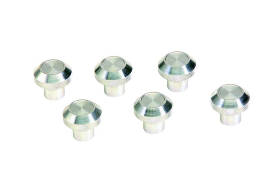 Jeep CJ Interior Knob Set 6 Pieces 76-86 CJ Polished Silver Kentrol