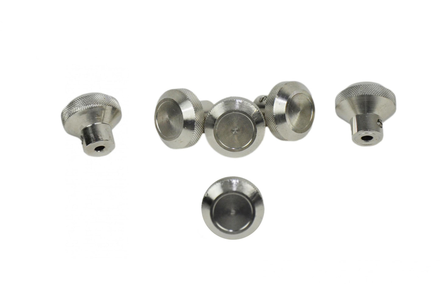 Jeep CJ Interior Knob Set 6 Pieces 76-86 CJ Polished Silver Kentrol