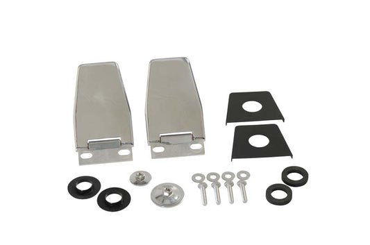 Jeep YJ/TJ Hardtop Liftgate Hinge Pair 87-06 Wrangler TJ/YJ Polished Silver Kentrol