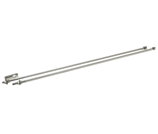 Jeep CJ Strut Rod Kit  72-86 CJ Polished Silver Kentrol