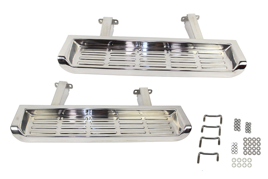 Jeep TJ Side Steps Pair TJ - 2001-06 Polished Silver Kentrol