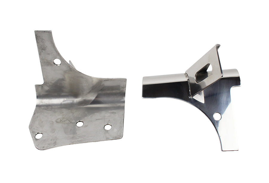 Jeep TJ Light Bracket Pair 97-06 Wrangler TJ Polished Silver Kentrol