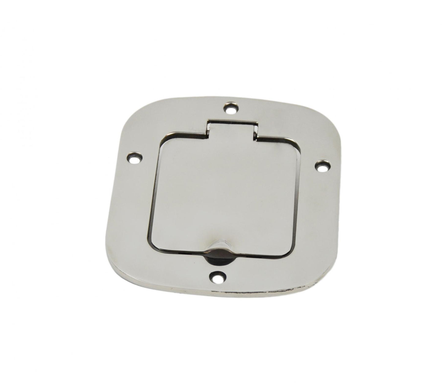 Jeep CJ/YJ Billet Style Gas Hatch 77-95 CJ and Wrangler YJ Polished Silver Kentrol