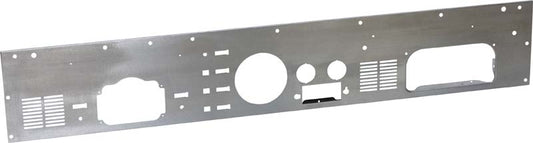 Jeep CJ Dash Panel (with radio opening) 77-86 CJ Brushed Silver Kentrol