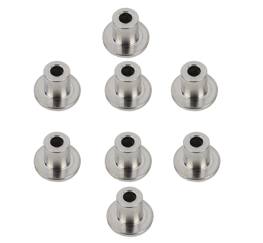 Jeep JK JK OEM Anti-Theft Door Nuts 4 Door 07-18 Wrangler JK Polished Silver Kentrol