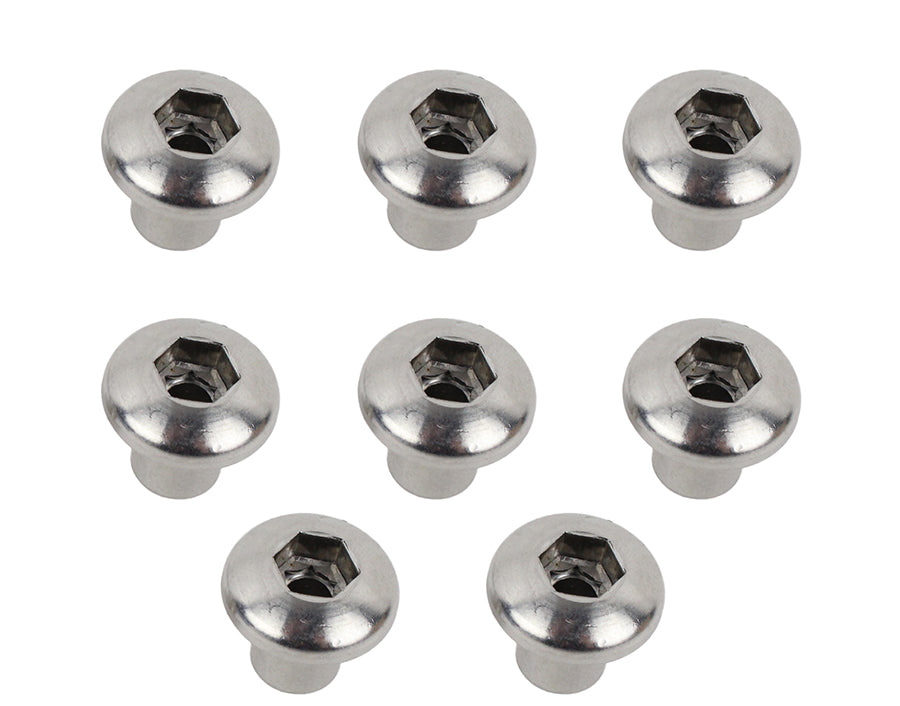 Jeep JK JK OEM Anti-Theft Door Nuts 4 Door 07-18 Wrangler JK Polished Silver Kentrol