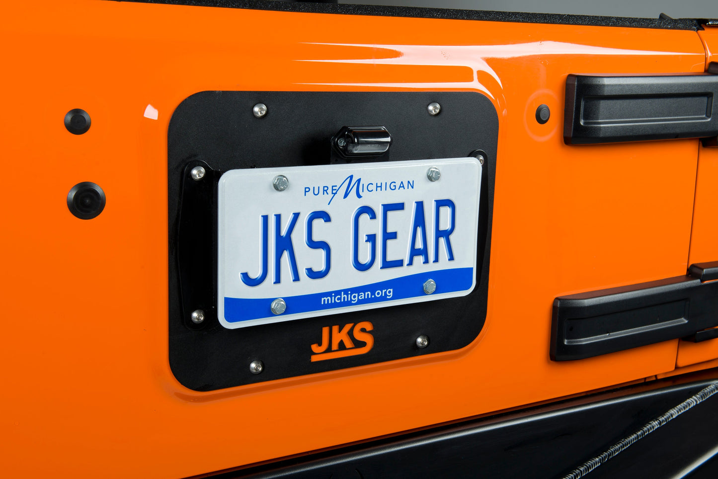 License Plate Relocation Kit w/Light | Wrangler JK