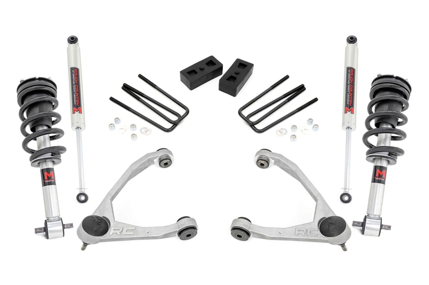 3.5 Inch Lift Kit - Cast Steel - M1 Strut - Chevy/GMC 1500 (07-13)