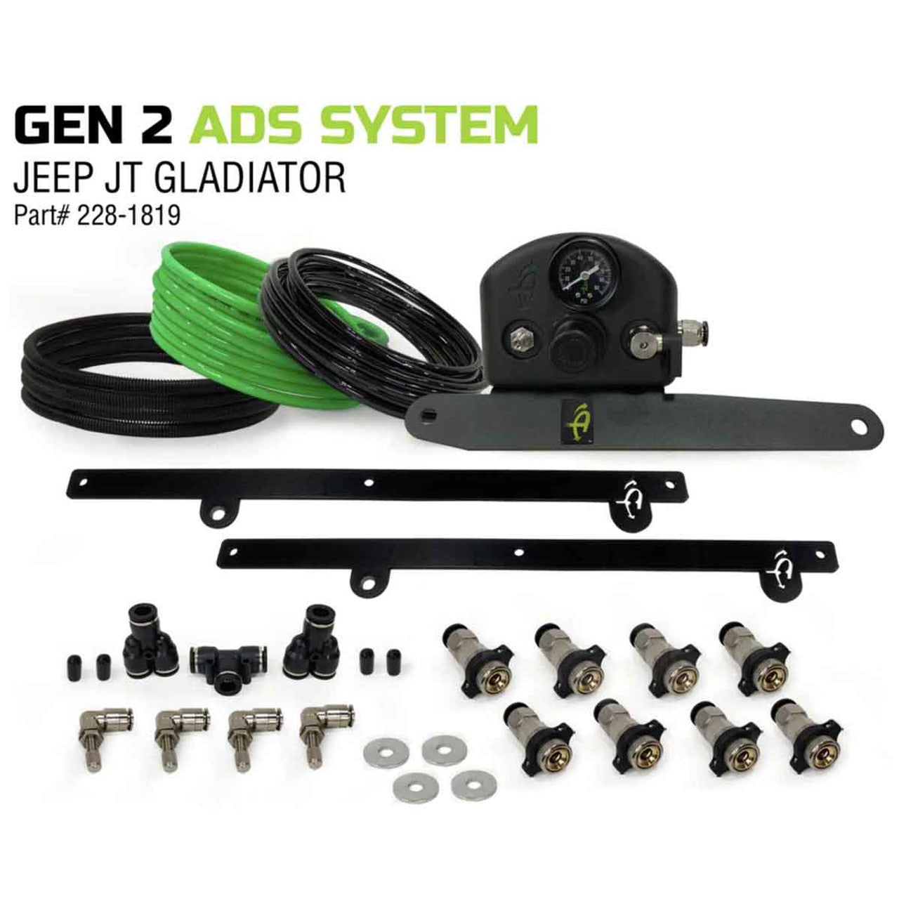 4 Tire Inflation System - Jeep Gladiator JT Engine Bay Passenger Side