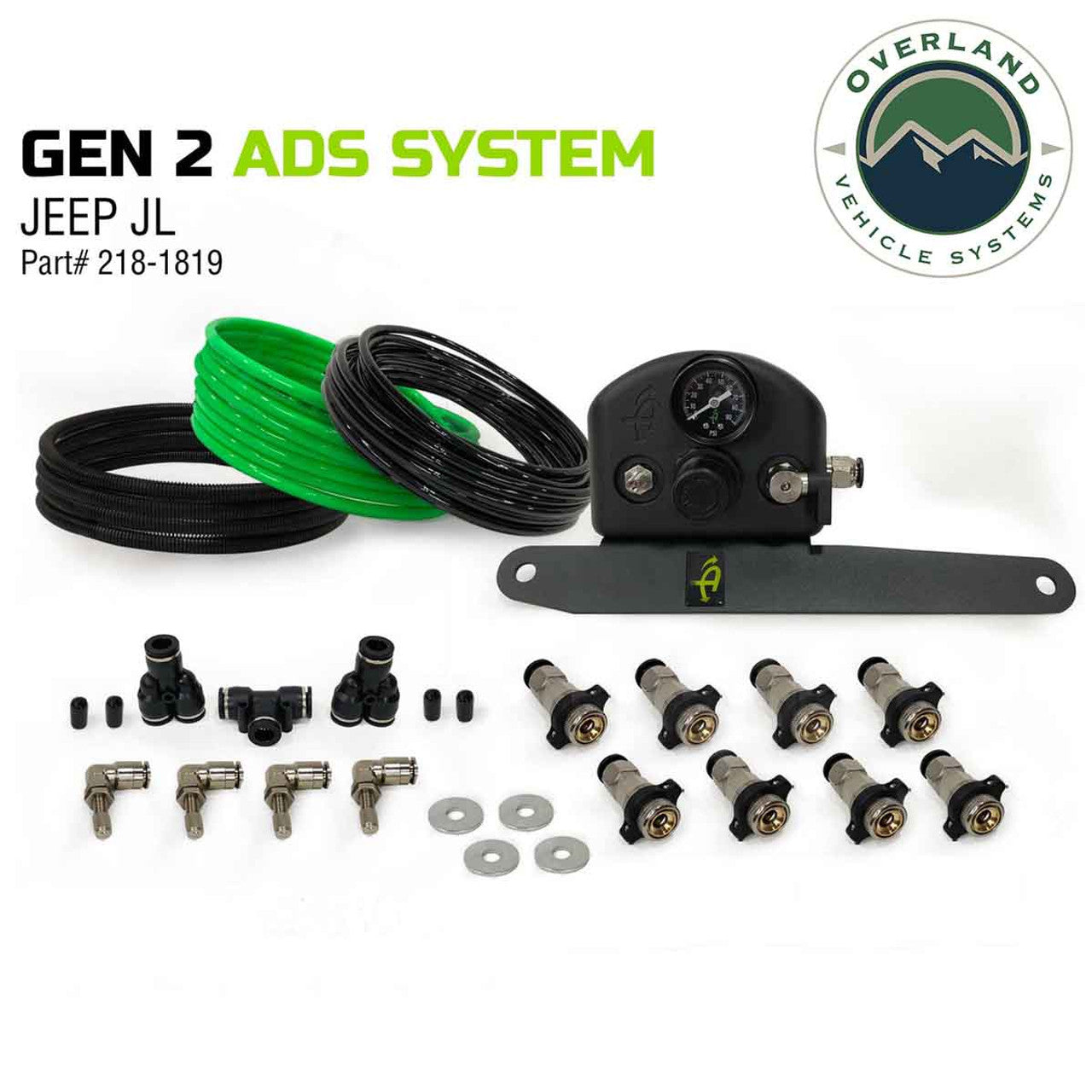 4 Tire Inflation System - Jeep Wrangler JL & JLU Engine Bay Passenger Side