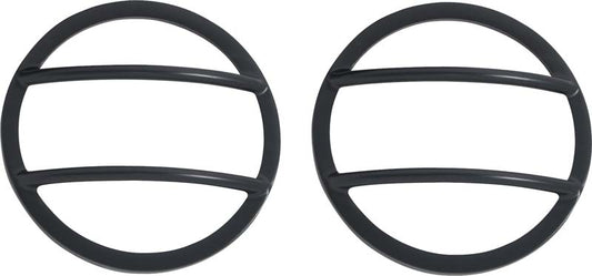 Jeep JK Front Marker Covers Pair 07-18 Wrangler JK Powdercoat Black Kentrol