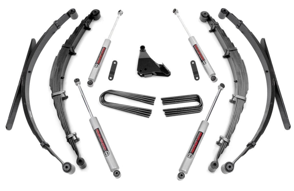 4 Inch Lift Kit - Rear Springs - Ford F-250/F-350 Super Duty 4WD (1999-2004)