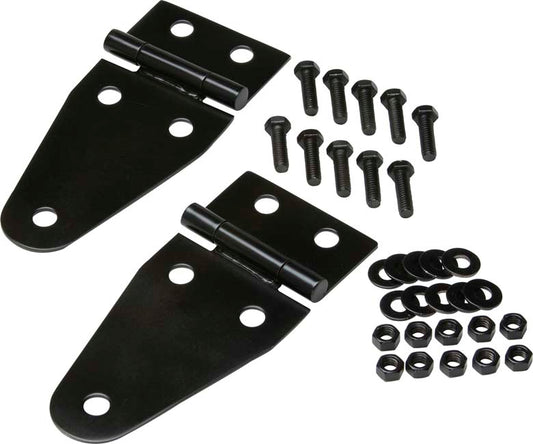 Jeep CJ/YJ Hood Hinge Pair 55-95 CJ and Wrangler YJ Powdercoat Black Kentrol