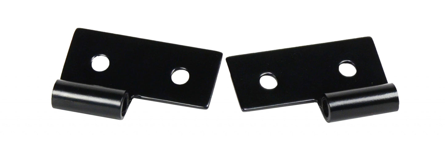 JEEP CJ/YJ/TJ Lower Door Hinge Pair 76-06 CJ and Wrangler YJ/TJ Powdercoat Black Kentrol