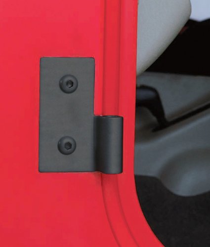 JEEP CJ/YJ/TJ Lower Door Hinge Pair 76-06 CJ and Wrangler YJ/TJ Powdercoat Black Kentrol