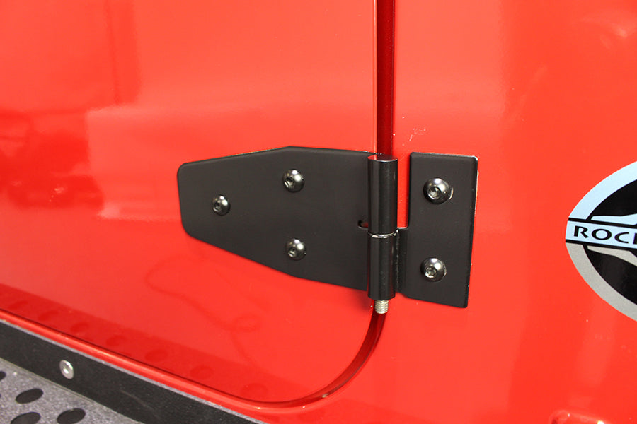 JEEP CJ/YJ/TJ Lower Door Hinge Pair 76-06 CJ and Wrangler YJ/TJ Powdercoat Black Kentrol