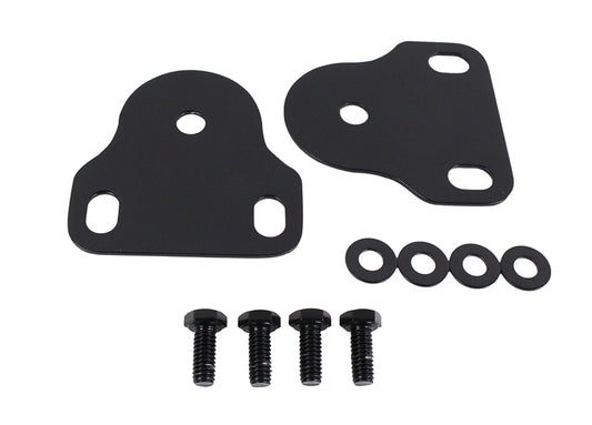 Jeep CJ/YJ Interior Windshield Brackets Pair 76-95 CJ and Wrangler YJ Powdercoat Black Kentrol