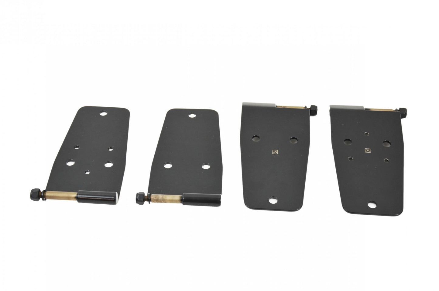 Jeep CJ/YJ Hardtop Door Hinge Set 4 Pieces 76-93 CJ and Wrangler YJ Powdercoat Black Kentrol