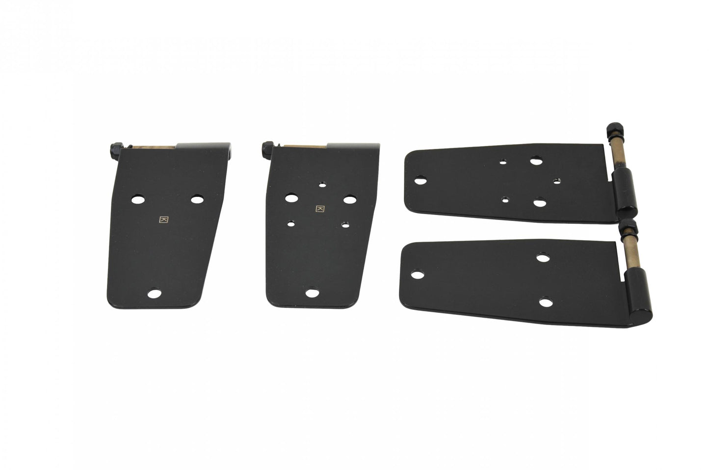 Jeep CJ/YJ Hardtop Door Hinge Set 4 Pieces 76-93 CJ and Wrangler YJ Powdercoat Black Kentrol