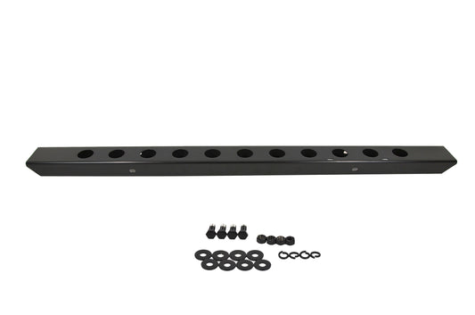 Jeep CJ 54 Inch Front Bumper with holes 45-86 CJ Powdercoat Black Kentrol