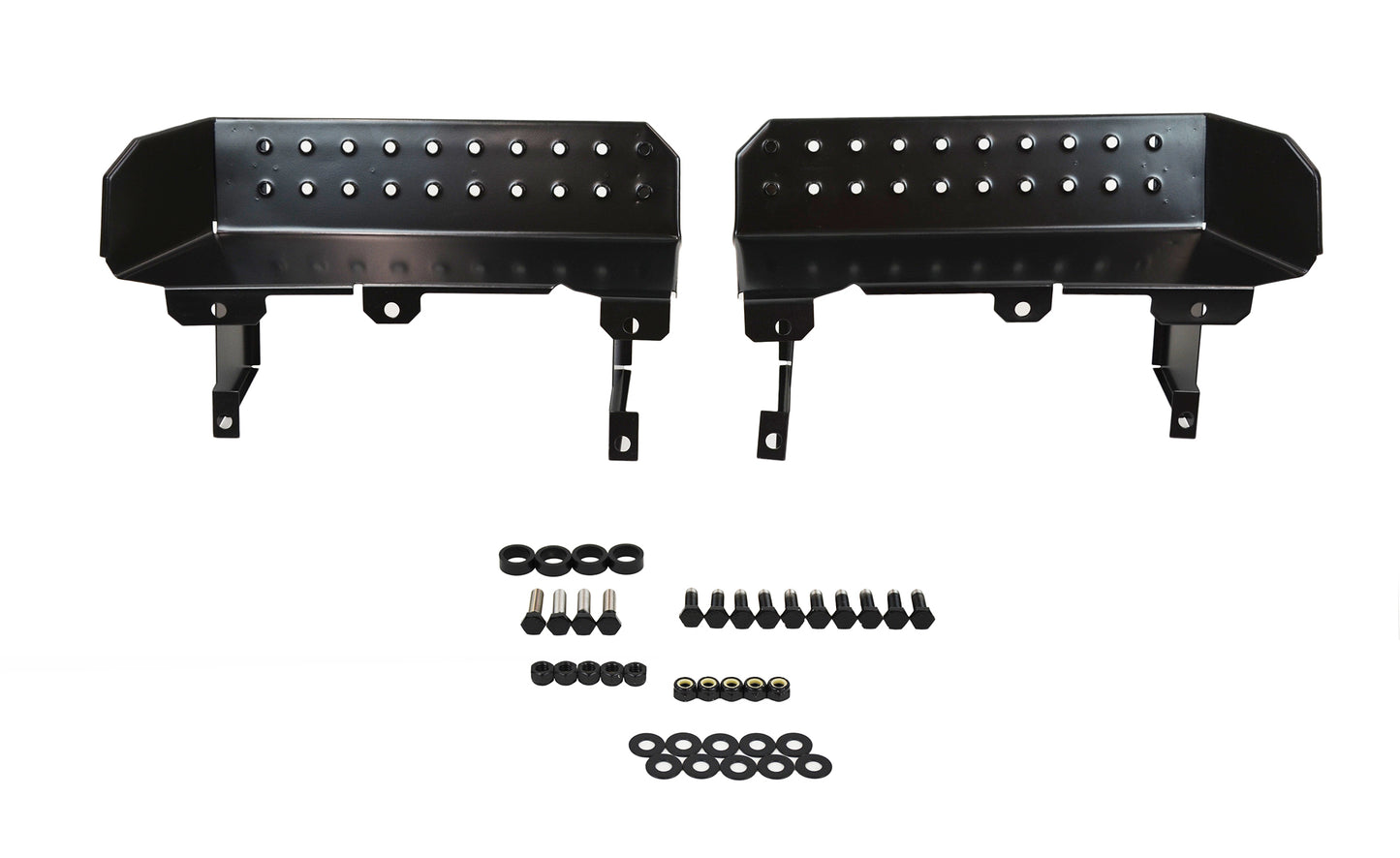 Jeep CJ7/YJ Side Steps Pair 76-95 CJ7 Wrangler YJ Powdercoat Black Kentrol