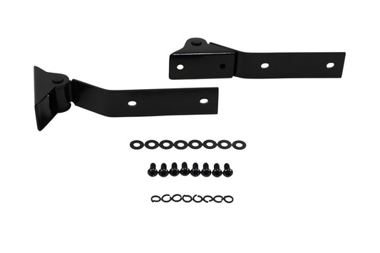 Jeep YJ Tailgate Hinge Pair 87-95 Wrangler TJ Powdercoat Black Kentrol