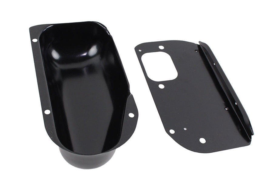 Jeep CJ Wiper Motor Cover 76-86 CJ Powdercoat Black Kentrol