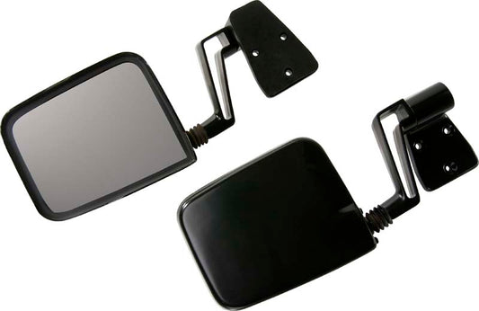 Jeep YJ/TJ Mirror Kit Pair 88-06 Wrangler YJ/TJ Powdercoat Black Kentrol