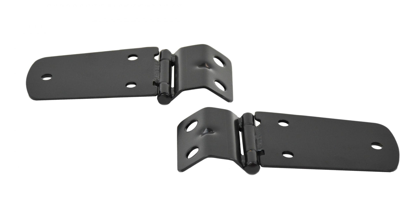 Jeep TJ Hood Hinge Pair 97-06 Wrangler TJ Powdercoat Black Kentrol