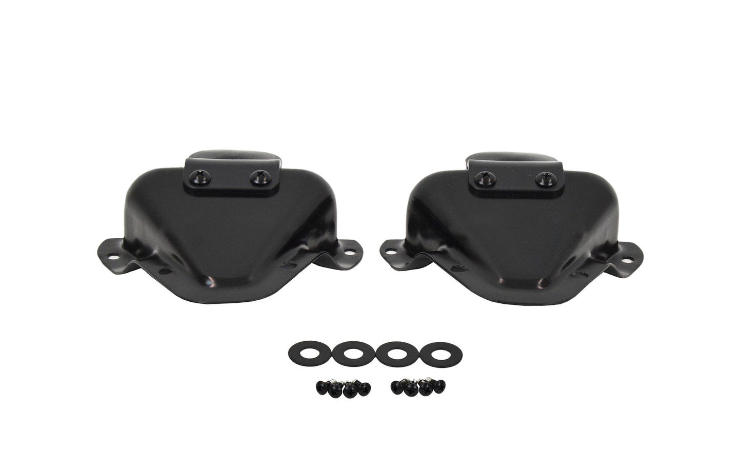 Jeep CJ/YJ Interior Door Latch Brackets Pair 81-95 CJ and Wrangler YJ Powdercoat Black Kentrol