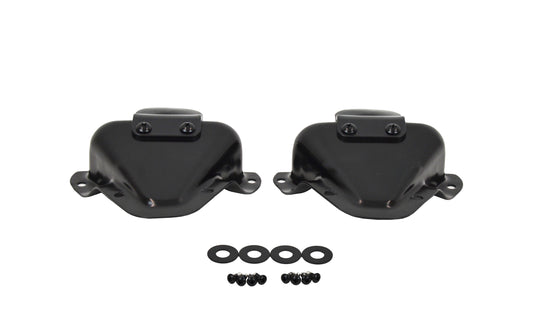 Jeep CJ/YJ Interior Door Latch Brackets Pair 81-95 CJ and Wrangler YJ Powdercoat Black Kentrol