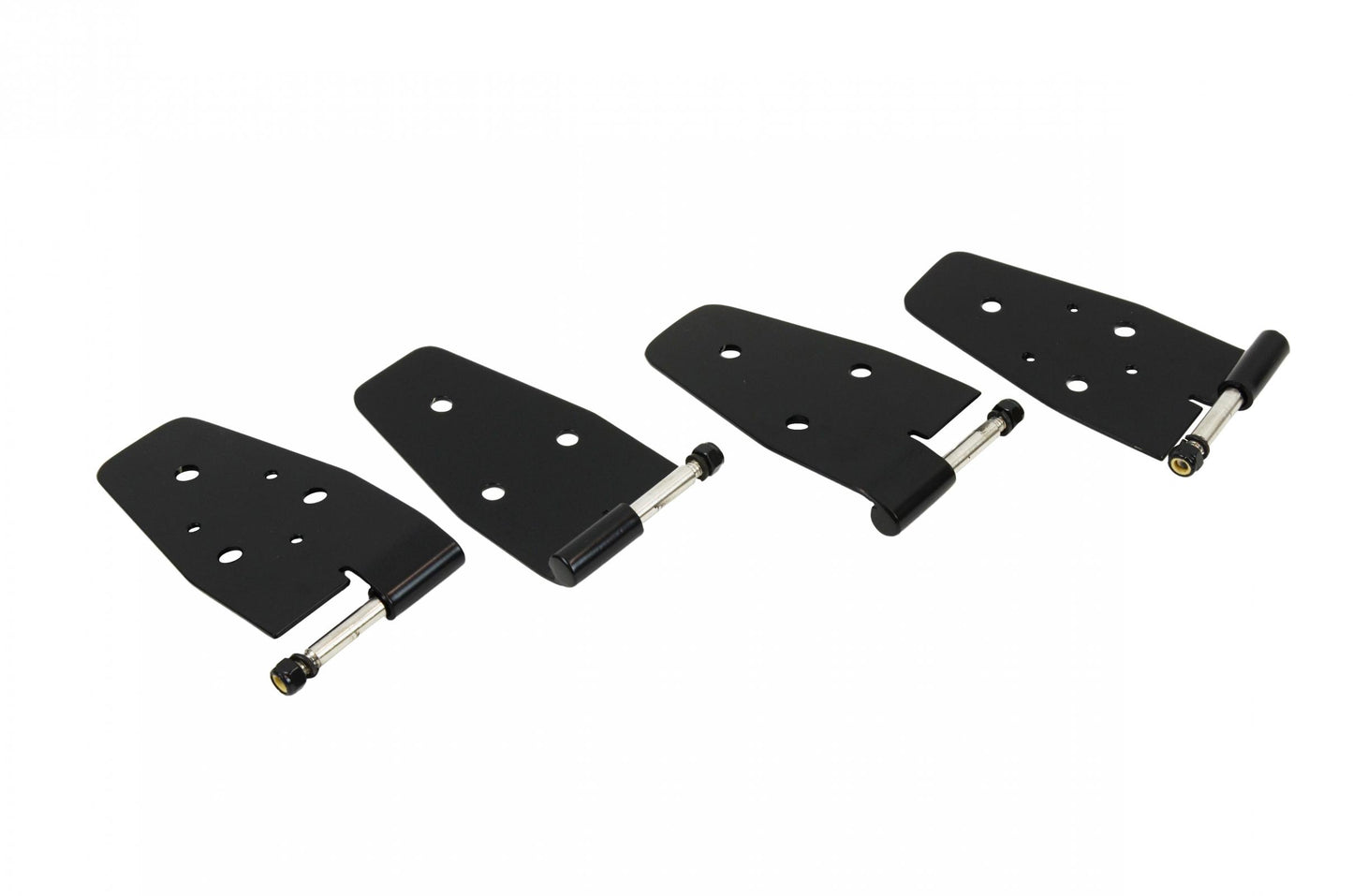 Jeep TJ Door Hinge Set 4 Pieces 97-06 Wrangler TJ Powdercoat Black Kentrol