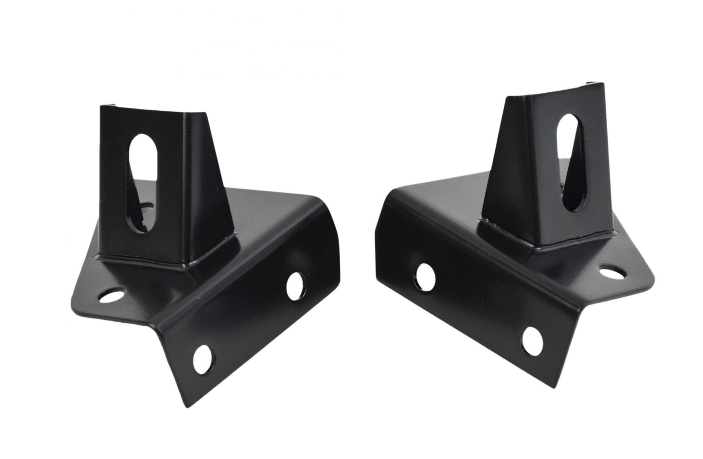 Jeep CJ/YJ Light Bracket Pair 76-95 CJ and Wrangler YJ Powdercoat Black Kentrol