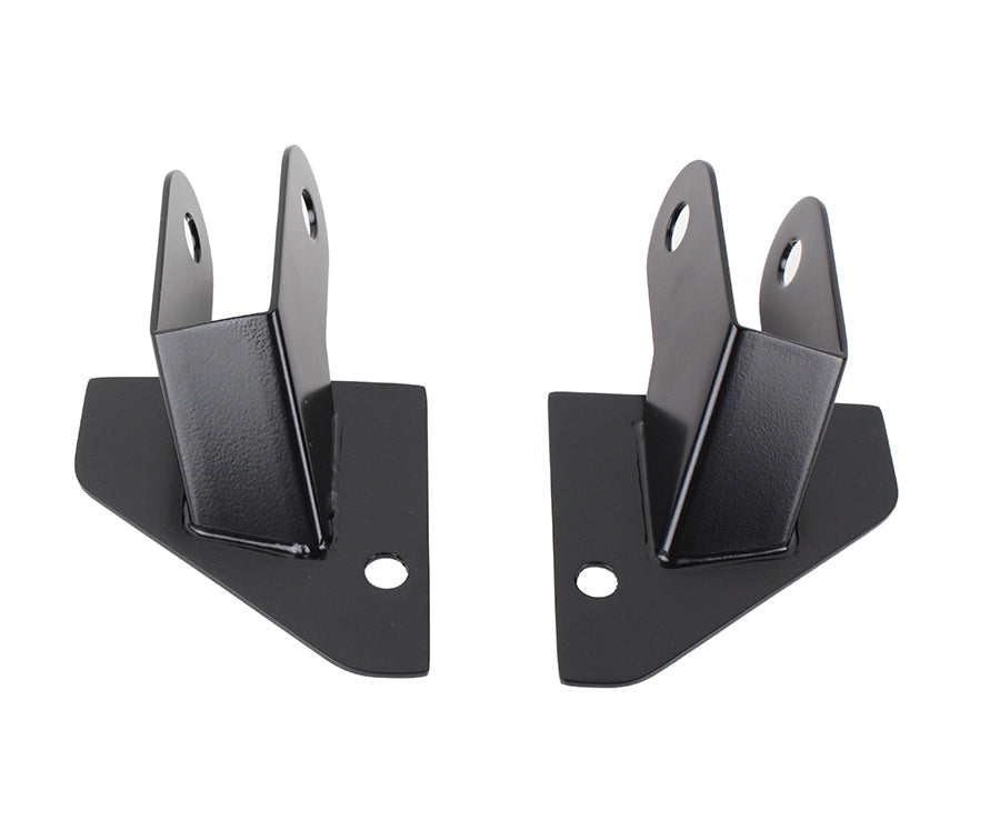 Jeep YJ Mirror Relocation Bracket Pair 87-95 Wrangler TJ Powdercoat Black Kentrol