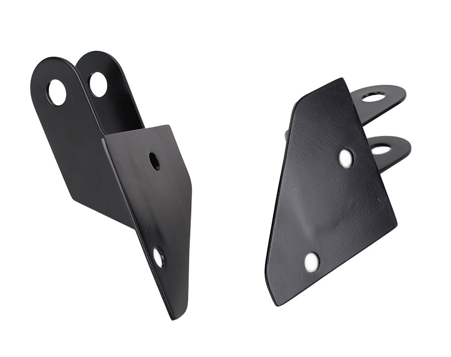 Jeep YJ Mirror Relocation Bracket Pair 87-95 Wrangler TJ Powdercoat Black Kentrol