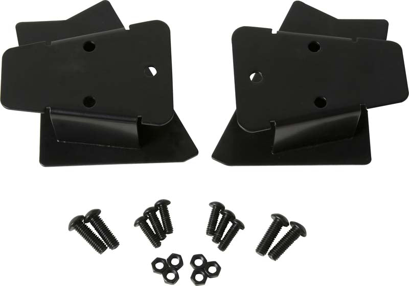 Jeep TJ Mirror Relocation Bracket Pair 03-06 Wrangler TJ Powdercoat Black Kentrol