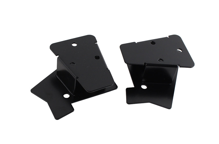 Jeep TJ Mirror Relocation Bracket Pair 03-06 Wrangler TJ Powdercoat Black Kentrol