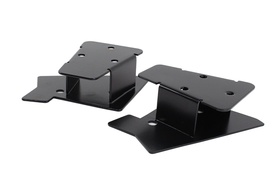 Jeep TJ Mirror Relocation Bracket Pair 03-06 Wrangler TJ Powdercoat Black Kentrol