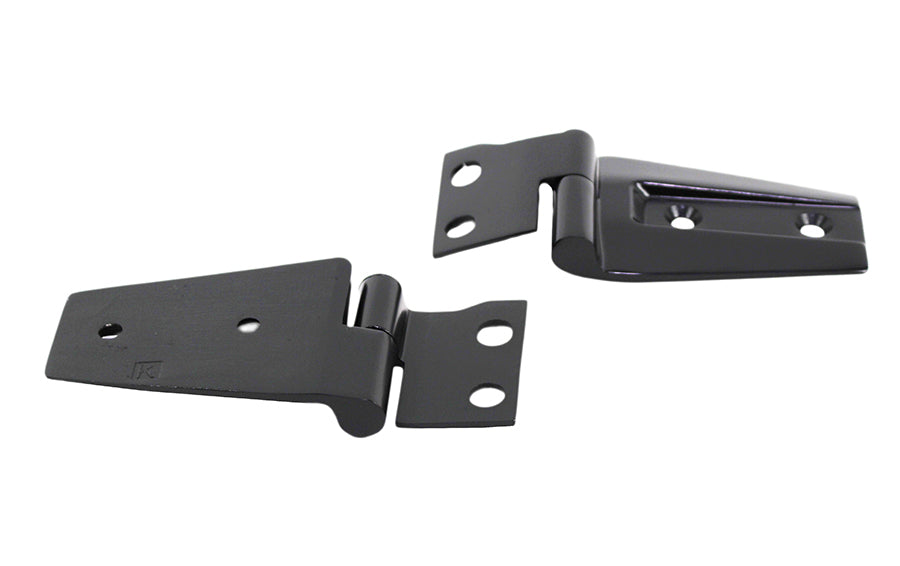 Jeep JK Hood Hinge Pair 07-18 Wrangler JK Powdercoat Black Kentrol