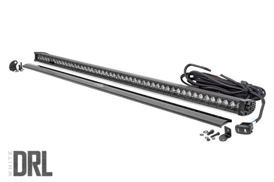 50 Inch Black Series LED Light Bar - Single Row - Cool White DRL