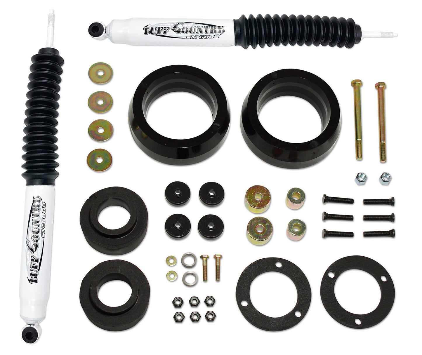 3 Inch Lift Kit 03-Up Toyota 4Runner 07-14 Toyota FJ Cruiser w/ SX6000 Shocks Excludes Trail Edition & TRD Pro Tuff Country