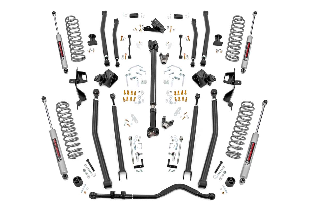 4 Inch Lift Kit - Long Arm - Jeep Wrangler Unlimited 4WD (2018-2023)