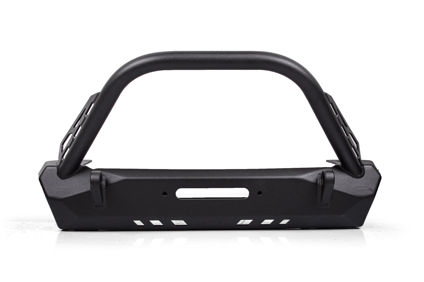 Pyro Stubby Front Bumper with Flat Top Stinger | Jeep Wrangler CJ/YJ/TJ