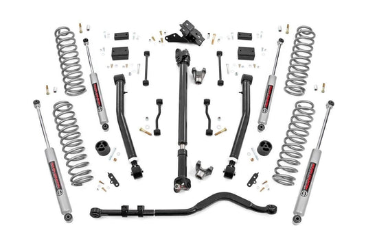 3.5 Inch Lift Kit - Adj LCA - FR D/S - Jeep Wrangler JL Rubicon 4WD (18-23)