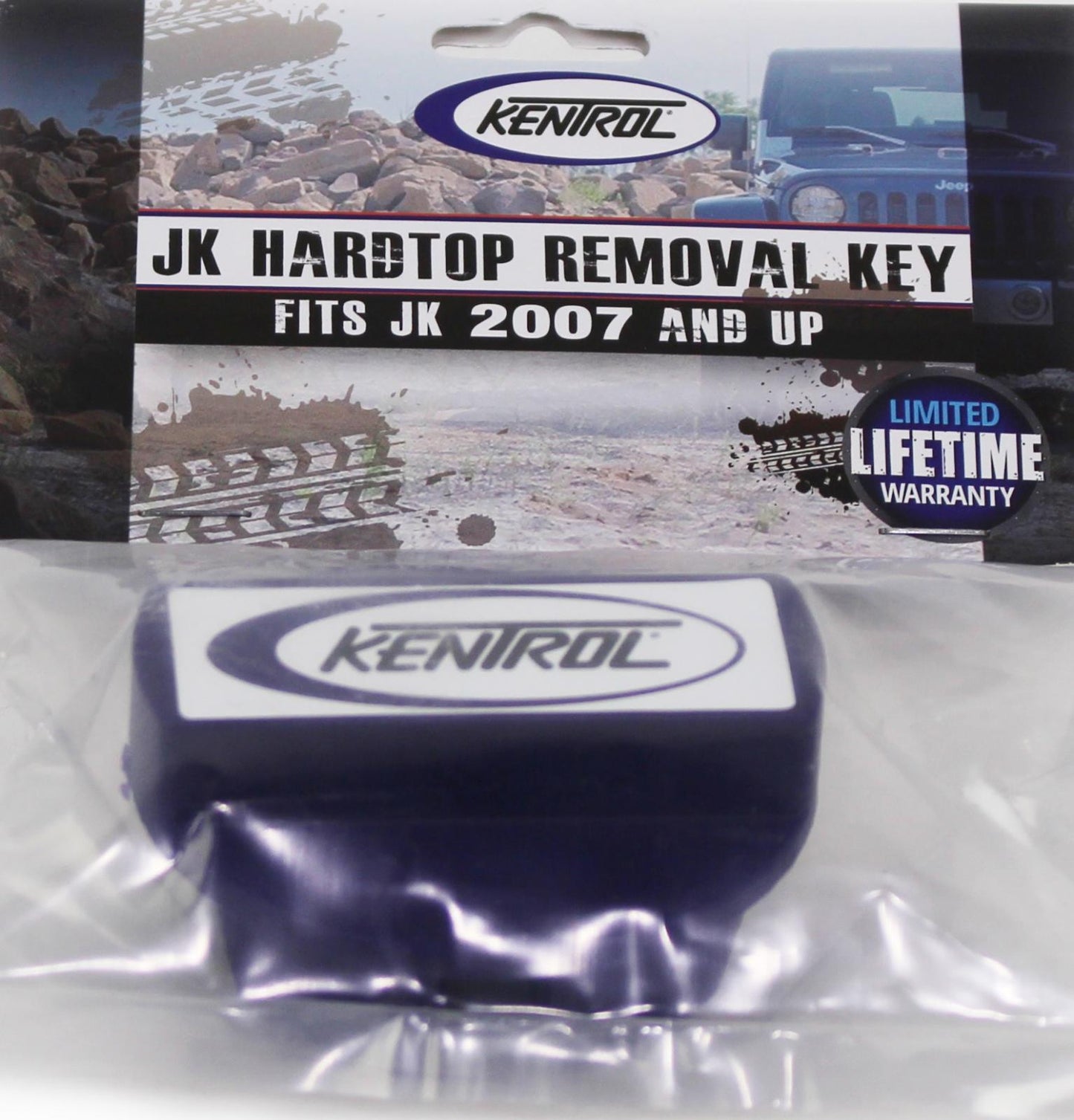 Jeep JK Hardtop Key 07-18 Wrangler JK  Blue Kentrol